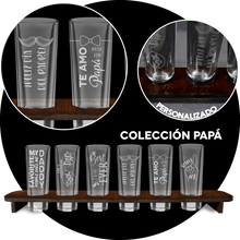 Cargar imagen en el visor de la galería, Portashots + 6 Tequileros - Colección Papá
